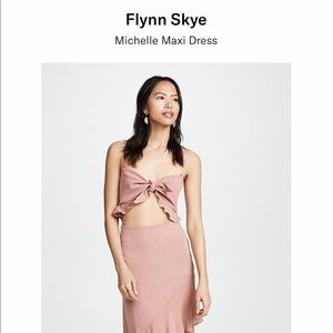 Flynn Skye Pink Midi Dress